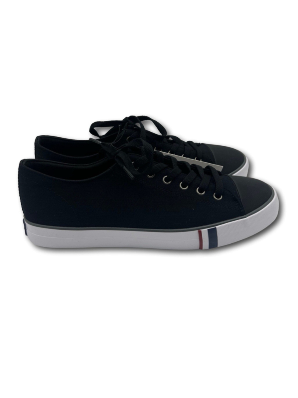Ben Sherman Dorset Low Black Canvas Sneakers Men's Size 9 NWB